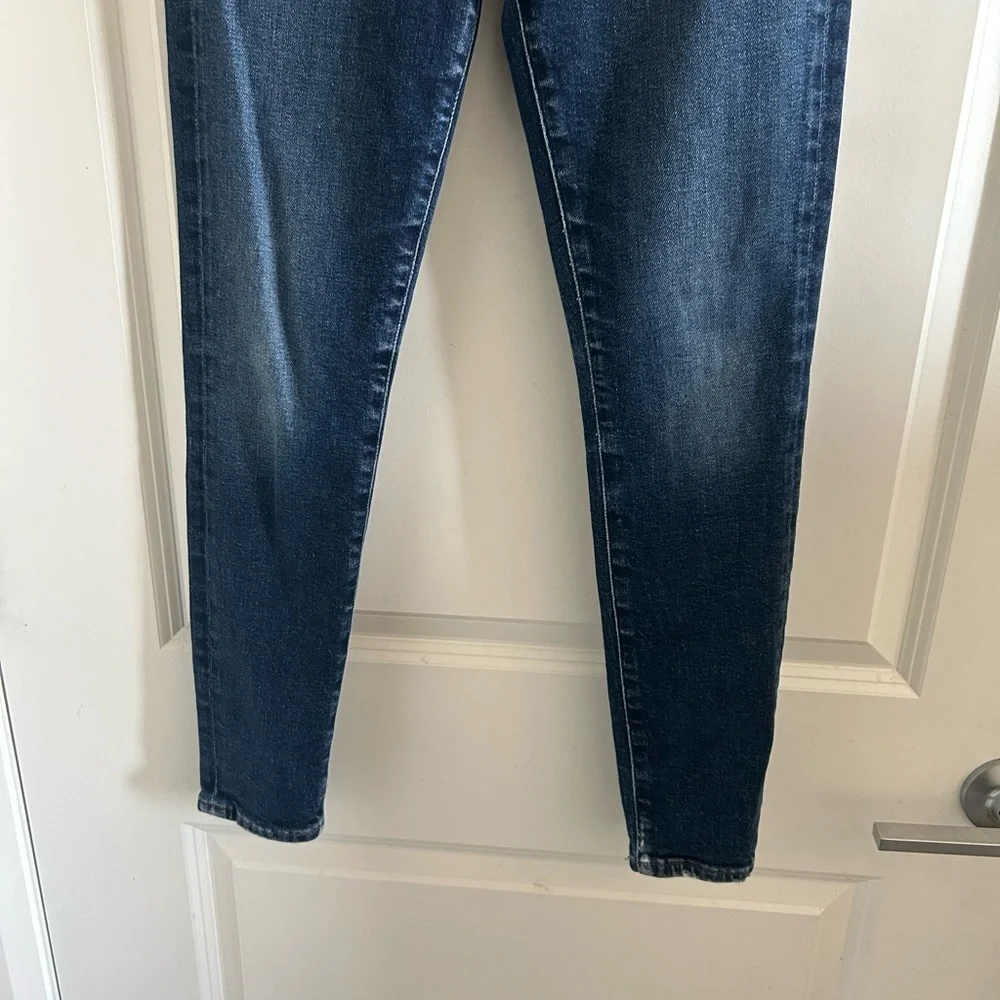Agolde Sophie High Rise Skinny Denim Blue Jeans Size 27